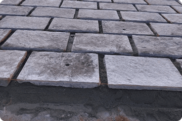 Granite curb stones