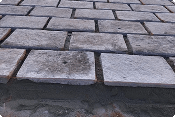 Granite curb stones